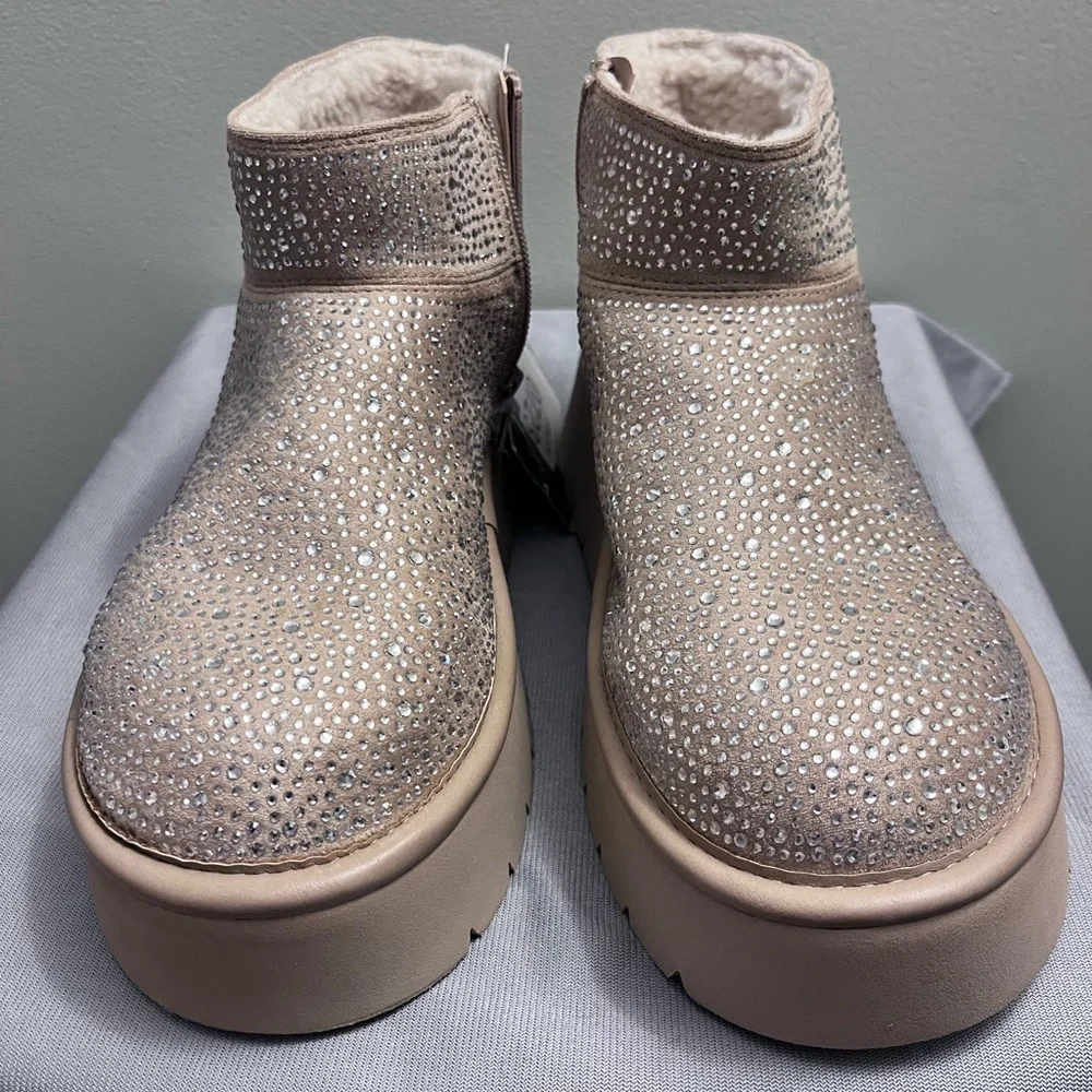 Wild Fable Women's Sparkling Ankle Boots NWT Size 8